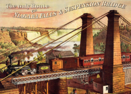 Dtoys 1000 stuks The only Route via Niagara Falls & Suspension Bridge