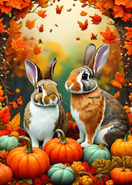 Alipson Puzzel 500 stuks Autumn Bunnies