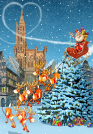 Bluebird 1000 stuks Cathédrale de Strasbourg à Noël
