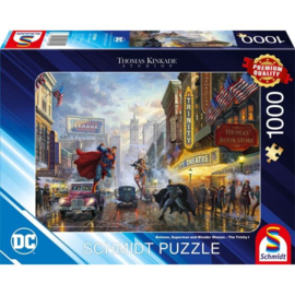 Schmidt 1000 stuks Batman, Superman and Wonder Woman - Thomas Kinkade Collection