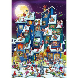Dtoys 1000 stuks Cartoon Collection Weihnachtsrummel