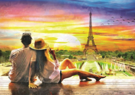 Art-puzzel 1500 stuks Romance in the sunset