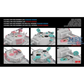 RYE FIELD MODEL 1:35 M4A3 76W VVSS Sherman late STANDARD full interior (07-02-2025)