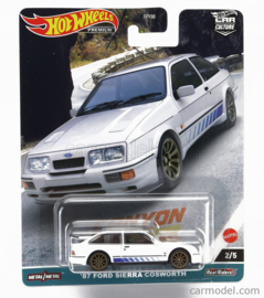 MATTEL HOT WHEELS - 1/64 - CANYON WARRIORS CARS '87 Ford Sierra Cosworth