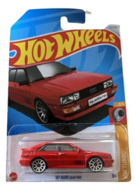 MATTEL HOT WHEELS - 1/64 - '87 AUDI QUATTRO