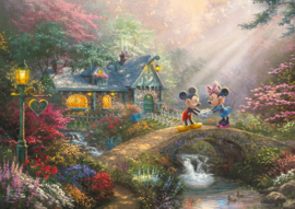 Schmidt 500 stuks Mickey & Minnie in nostalgiedoos (blik)