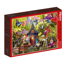 Alipson Puzzel 1000 stuks The Gnome Garden