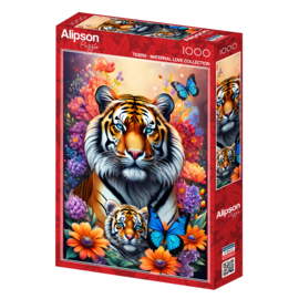 Alipson Puzzel 1000 stuks Maternal love collection - Tigers