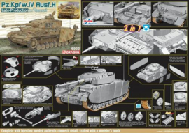 Dragon 1/35 Panzer IV Ausf H Late Production with Zimmerit (2 in 1)