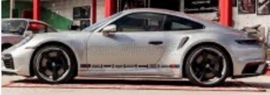 SPARK-MODEL - 1/43 - PORSCHE - 911 992 COUPE 2023 - FIRST TURBO REMASTERED - SILVER LIMITED 2000 ITEMS (02-11-2024)