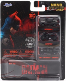 JADA Batman 3-Pack Nano Cars 1/87
