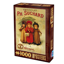 Dtoys 1000 stuks Vintage Posters: Chocolats Ph. Suchard