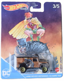 MATTEL HOT WHEELS - 1/64 - BATMAN Land Rover Defender 110 Hard Top