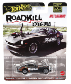 MATTEL HOT WHEELS - 1/64 - DATSUN - 240Z COUPE 1971 - ROTSUN ROADKILL - BLACK RUST