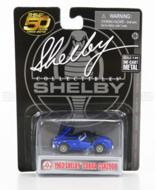 SHELBY-COLLECTIBLES - 1/64 - AC COBRA - FORD SHELBY CSX2000 SPIDER 1962 - BLUE
