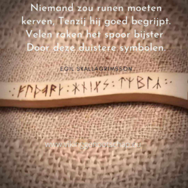 Initiatie workshop Runen schrijven: Ontdek de geheimen van de Vikingen. : 2 nivember