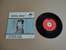 7" Single: Marcel Amont - Bleu, Blanc, Blond (1959)  France