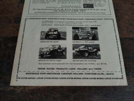 Reclame: Esram Racing / Buggy (1974) 29 x 21 cm