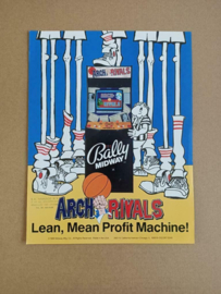 Flyer: Video Game: Bally Midway Arch Rivals (1989)