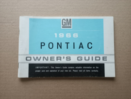 Owner's Guide (Pontiac Parisienne/ Laurentain 1966) Englisch