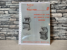 Service Manual: (Seeburg HF100R ) 1955 NEW REPRO !!!
