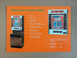 Flyer: Hellomat Star Steps (Wand Gokkast)