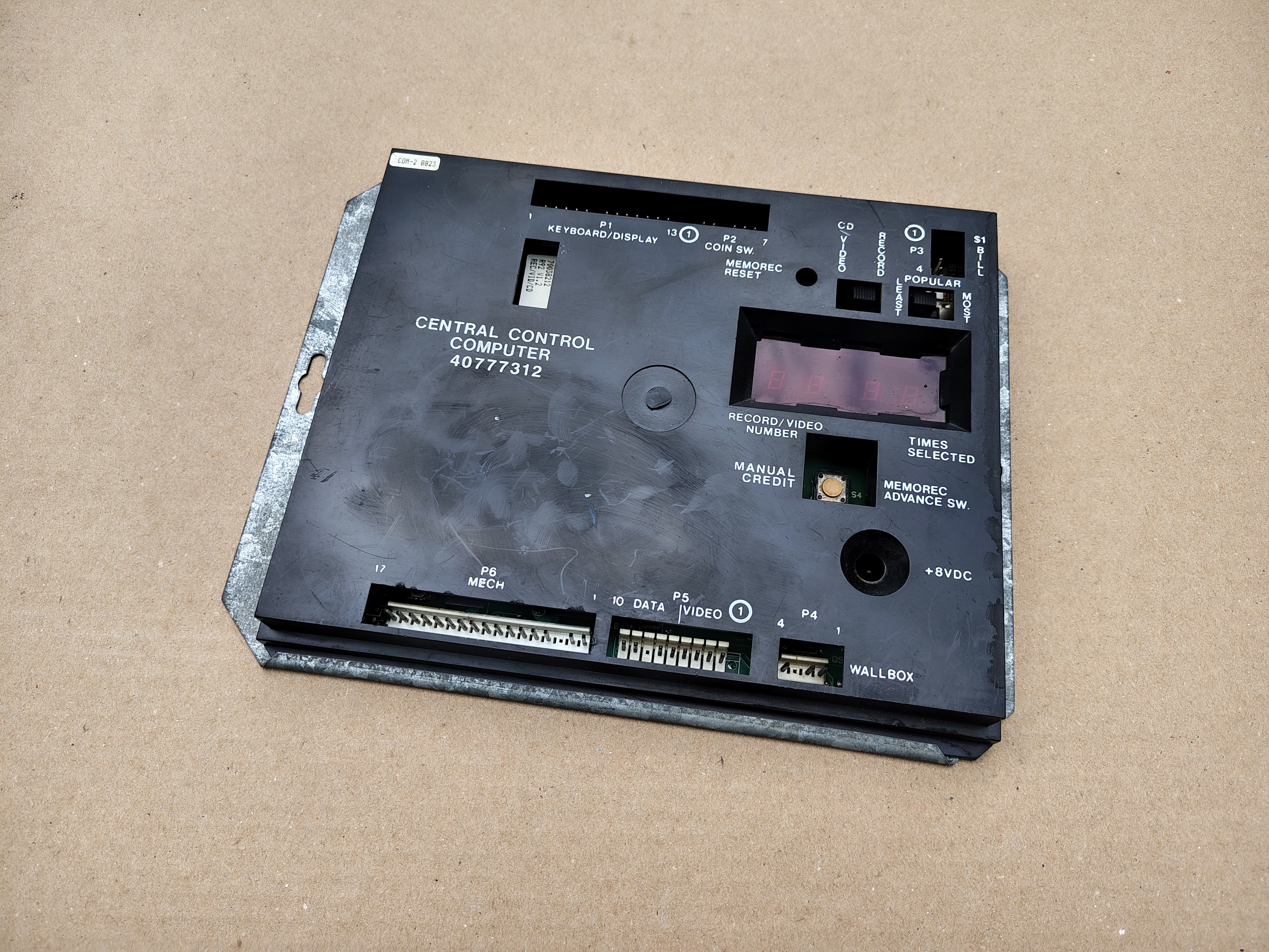 Central Control Computer/ 6-09738-05 (Rowe-AMi Div)