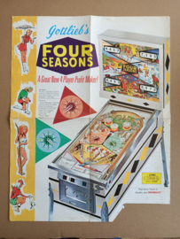 Poster: Gottlieb Four Seasons (1968) Flipperkast