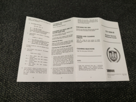 Routine Service Reference Guide (Rowe-AMi/ CD-100 A/B)