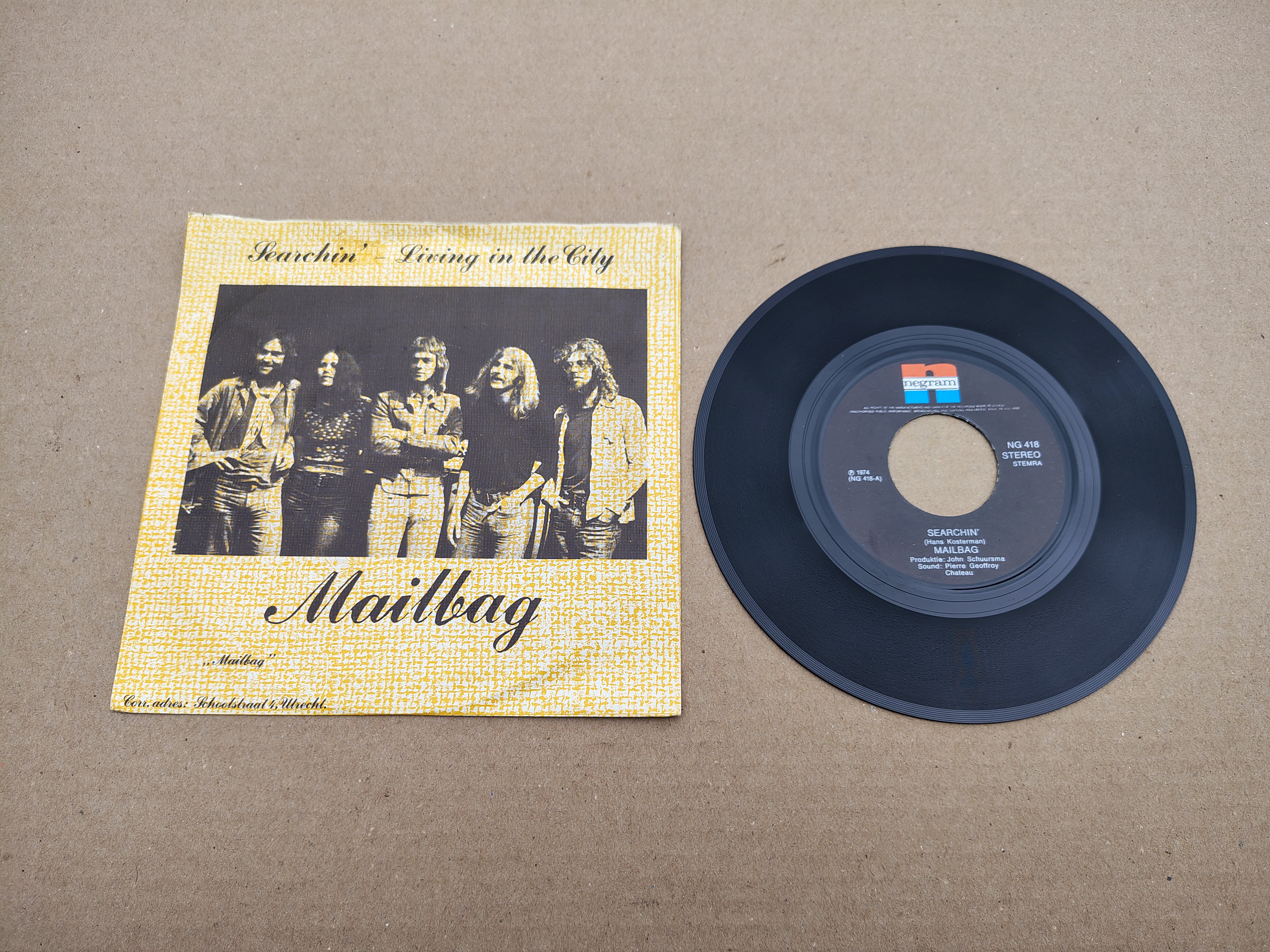 7" Single: Mailbag - Searchin (1974)