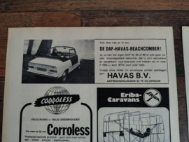 2x Reclame: DAF 44 Havas/ Variomatic (1970) 29 x 21 cm