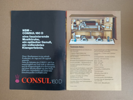Flyer/ Folder: NSM Consul 160D (1976) jukebox