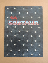 Flyer/ Folder: Bally Centaur (1981) Flipperkast