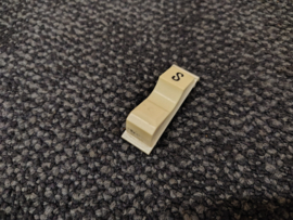Push Button/ " S " (NSM Prestige) White
