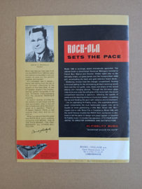 Flyer/ Folder: Rock-ola 1448 (1956) jukebox