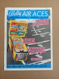 Flyer: Bally Air Aces (1974) Flipperkast