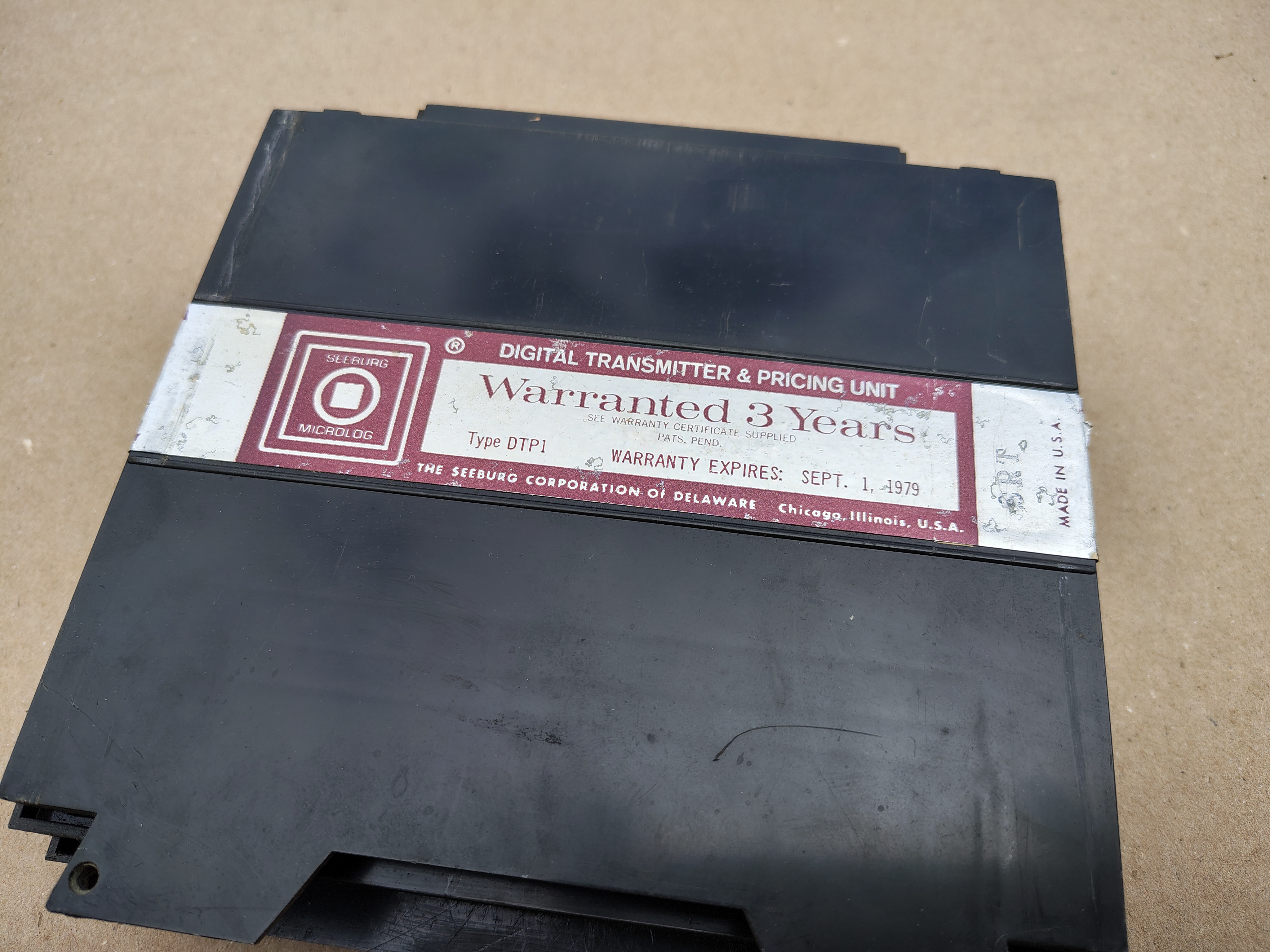 Pricing Unit/ Black Box (Seeburg LS3)