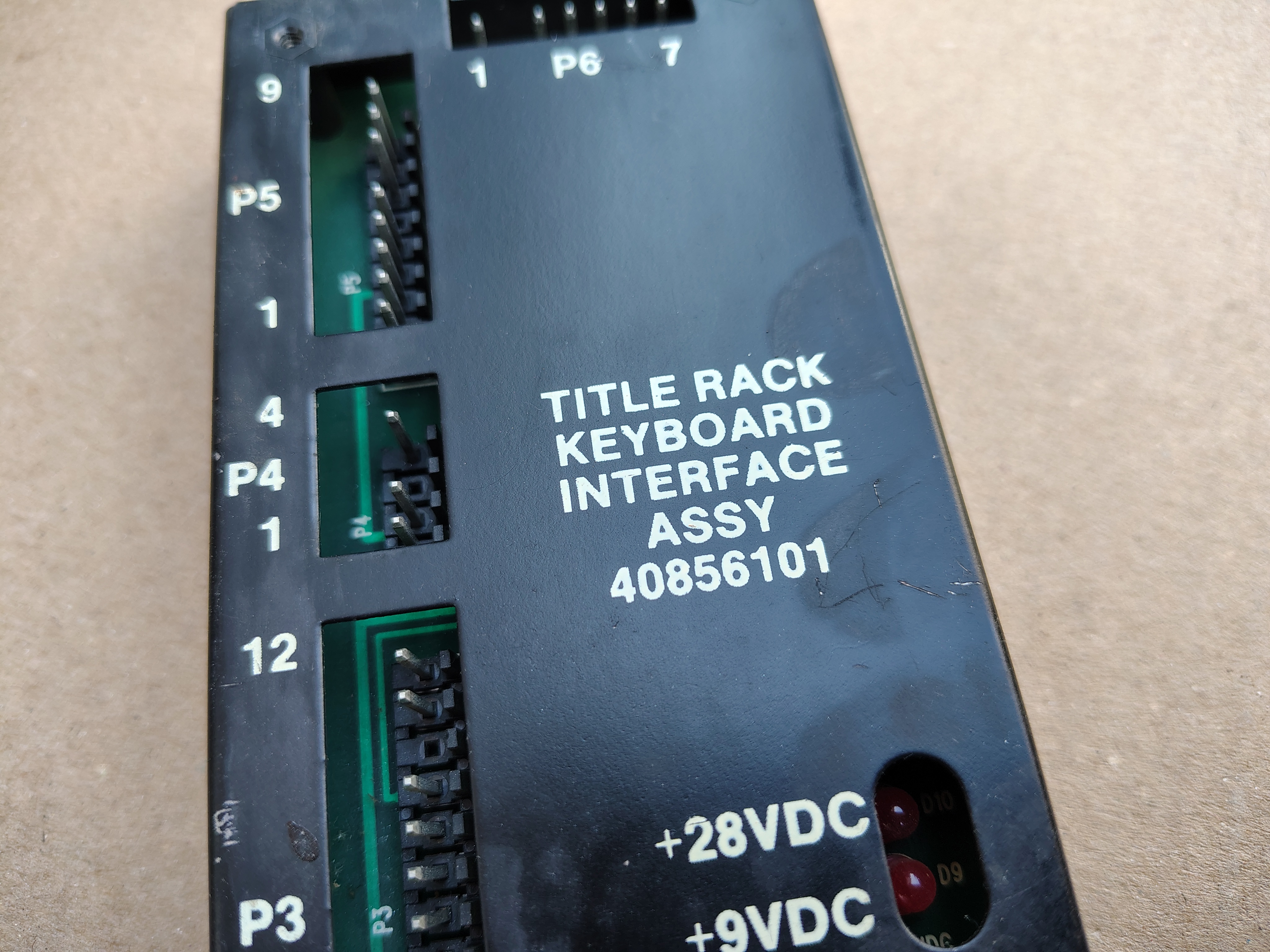 Title Rack- Keyboard Interface/ 40856101 (Rowe-AMi Div)