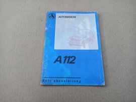 Instruction Book: Autobianchi A112 (1973) Germany