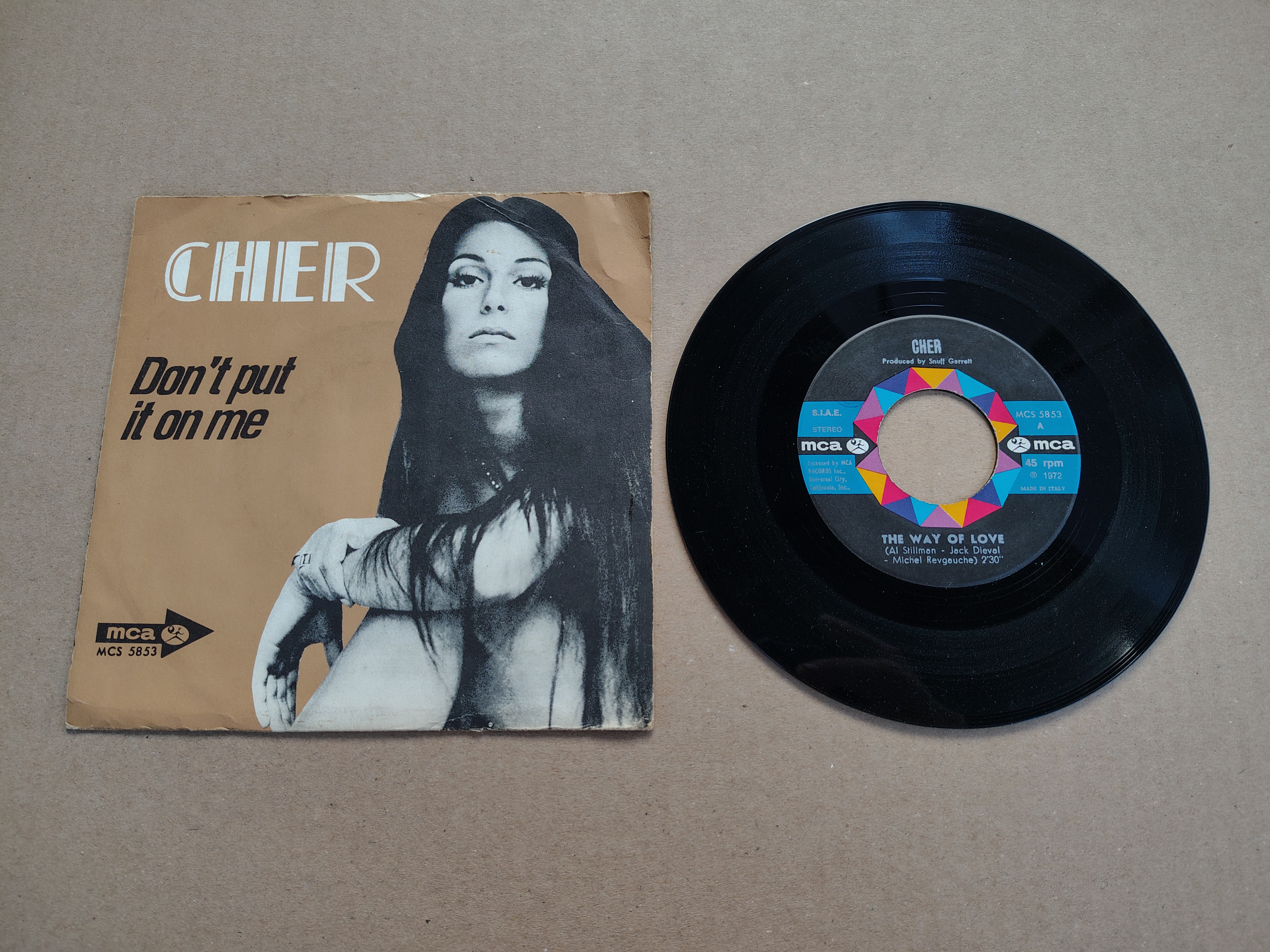 7" Single: Cher - The Way Of Love (1972)