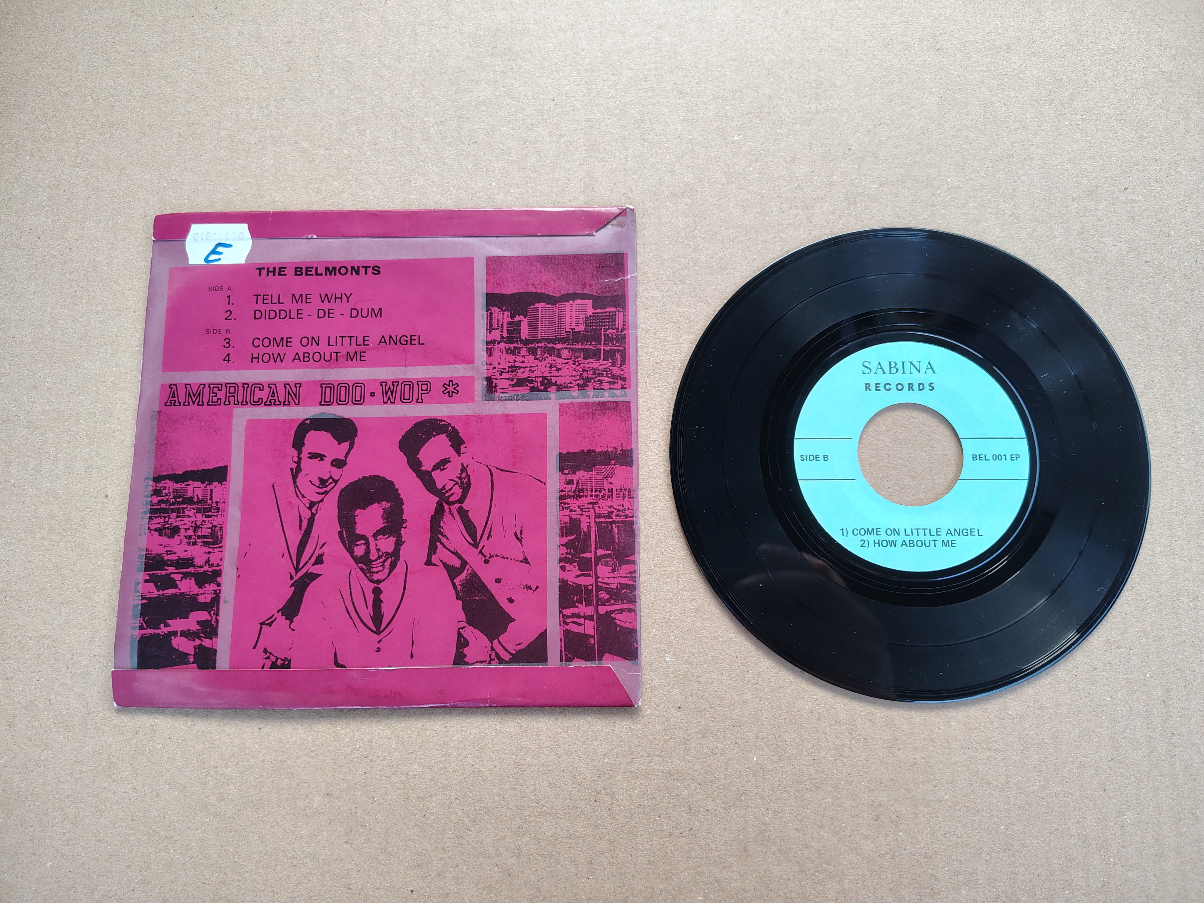 7" Single EP: The Belmonts - American Doo - Wop (60's)