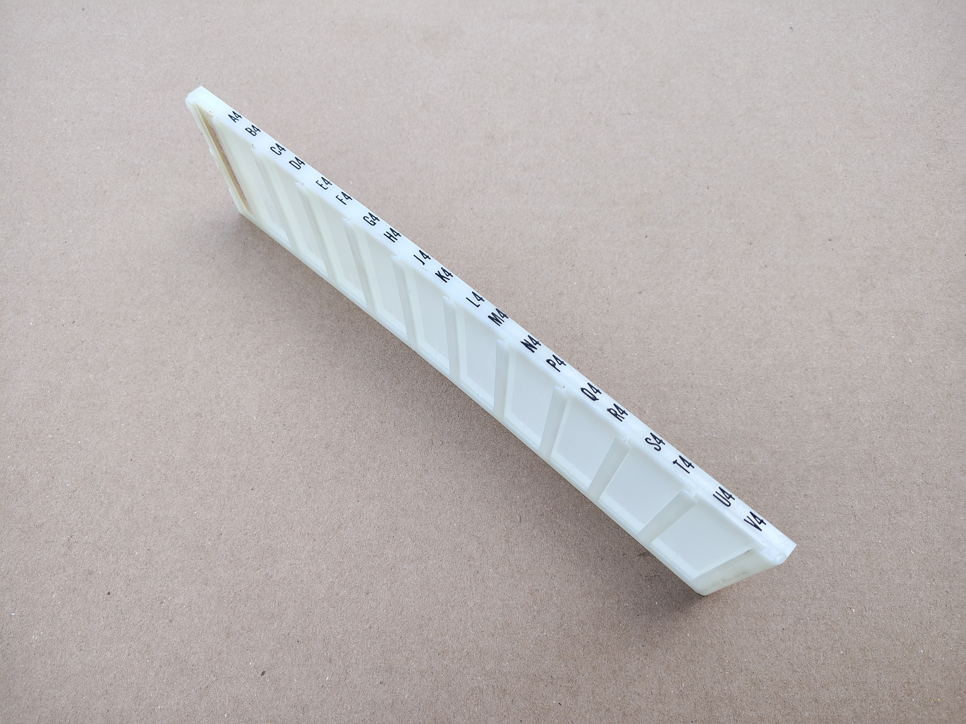 Program Holder " A4/ U4 " (Rock-ola 418S/ Rhapsody (1964)