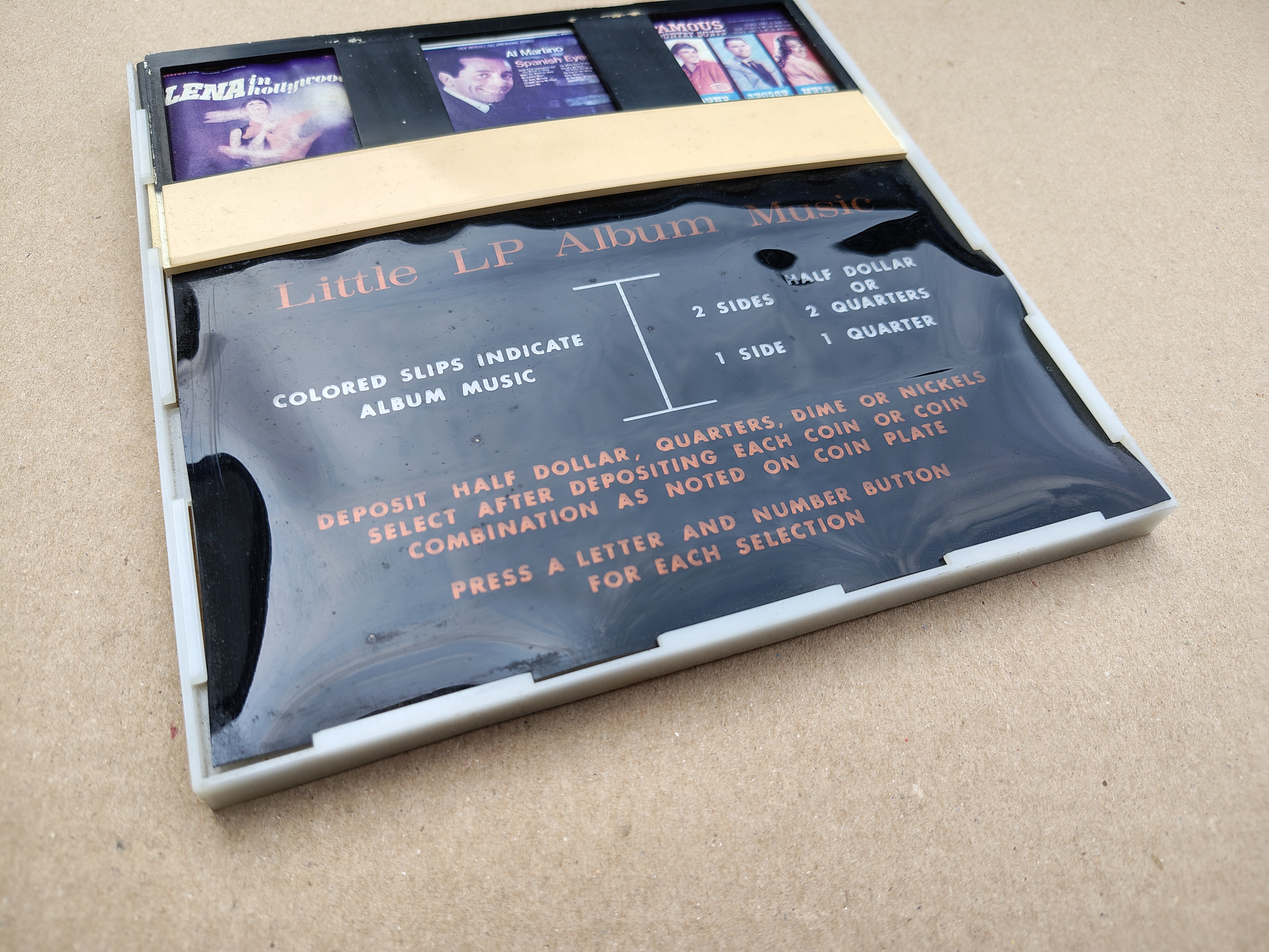 Single Cover /Inside (Wurlitzer 3000/ 3010)