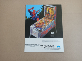 Flyer/ Folder: Gottlieb Spiderman (1980) Flipperkast