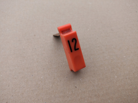 Push Button " 12 "  (Rock-ola Tempo 1/ 1468)