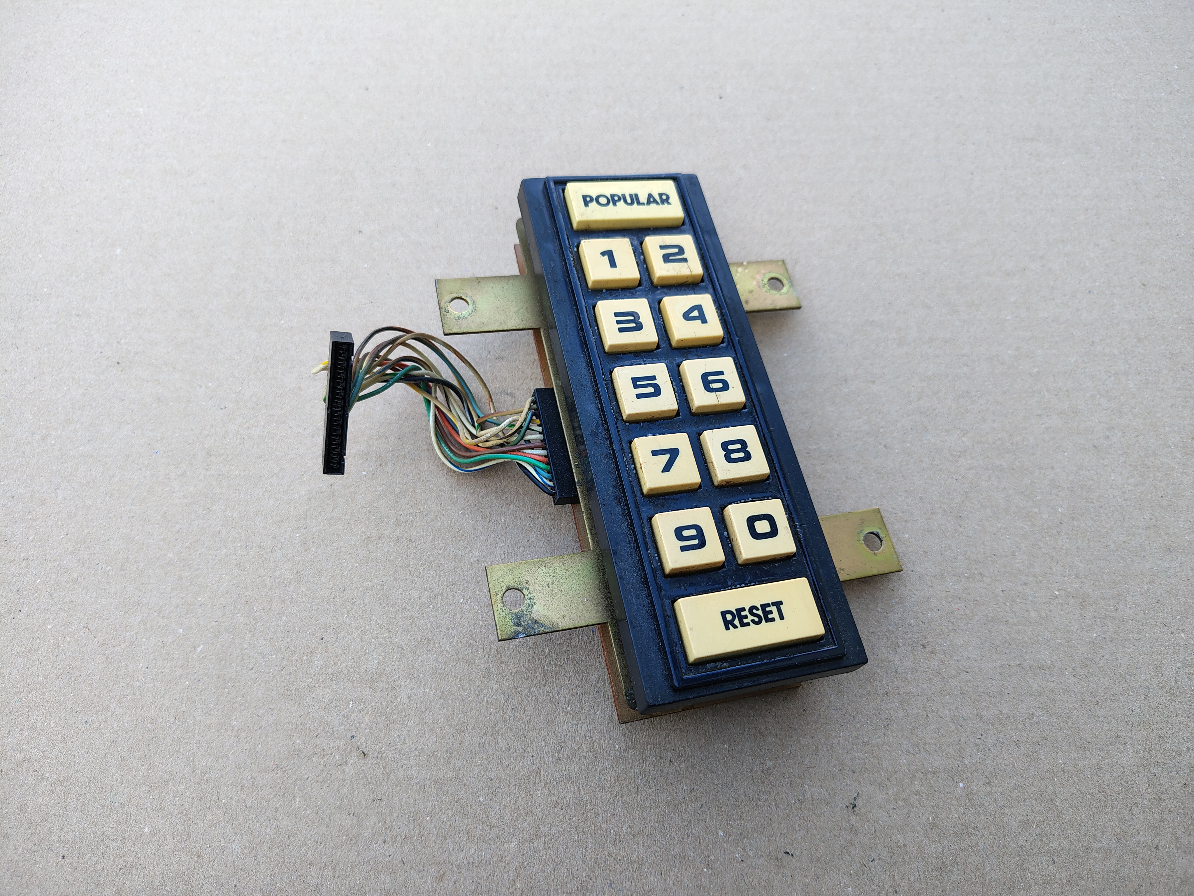 Digital Push Button Panel/ 6-09921-01 (Rowe-AMi/ Div)