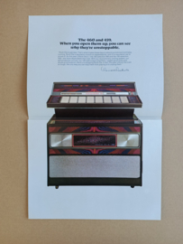 Flyer/ Folder: Rock-ola 459/460 (1975) jukebox