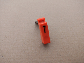 Push Button " 7 " (Rock-ola Tempo 1/ 1468)