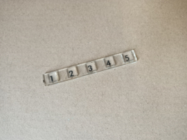 Insert And Numbers 1-5 (Wurlitzer 3100)