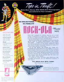 Flyer: Rock-ola 1452 (1955)